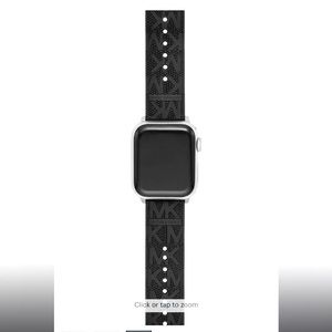 Michael Kors Black Silicone 38/40mm Apple Watch® Band - Black